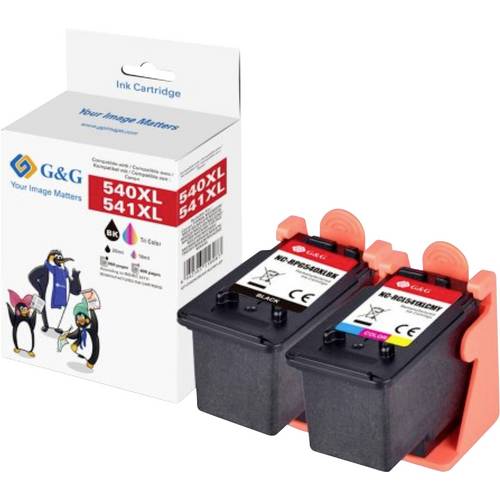G&G Druckerpatrone Kompatibel GP-C540XLBK/541XLCMY-2P