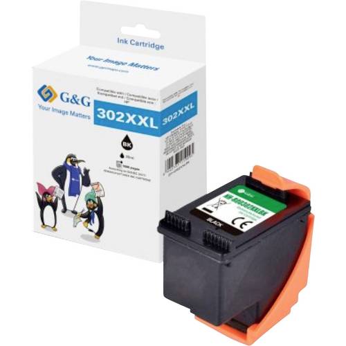G&G Druckerpatrone Kompatibel Schwarz NH-R302XLBK GP-H302XXLBK