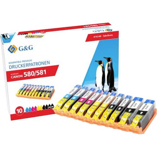 G&G Druckerpatrone Kompatibel 1P580-10