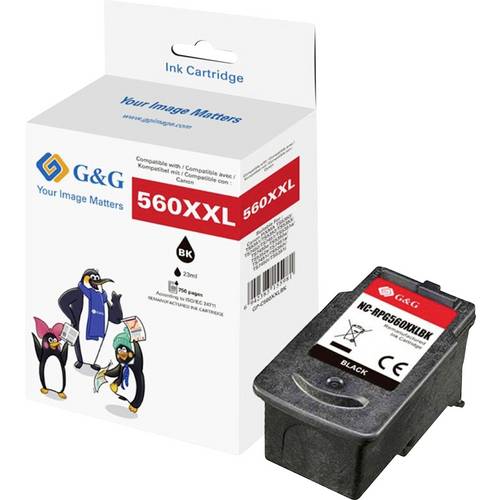 G&G Druckerpatrone Kompatibel GP-C560XXLBK