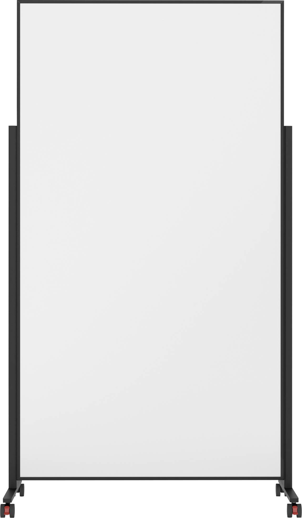 magnetoplan Whiteboard Vario (B x H) 100 cm x 180 cm Schwarz, Weiß lackiert, glatt Beide Seiten nutzbar, Quer- oder Hoch...