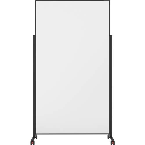 magnetoplan Whiteboard Vario (B x H) 100 cm x 180 cm Schwarz, Weiß lackiert, glatt Beide Seiten nutzbar, Quer- oder Hoch...