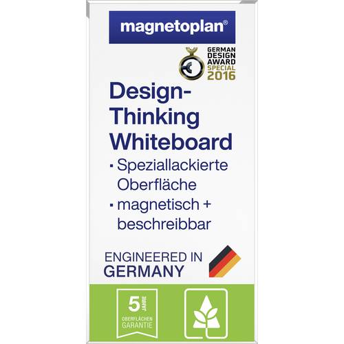 magnetoplan Whiteboard Thinking (B x H) 90 cm x 178 cm Weiß speziallackiert, glatt Beide Seiten nutzbar, Quer- oder Hoch...