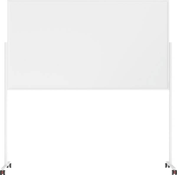 magnetoplan Whiteboard VarioPin (B x H) 100 cm x 180 cm Weiß, Grau lackiert, glatt Beide Seiten nutzbar, Quer- oder Hochformat