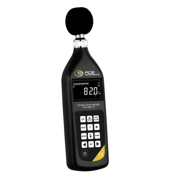 PCE Instruments Schallmessgerät PCE-NSP 10 |20...130dB |Auflösung 0,1dB |Leq |Oktav-Filtermessung |IEC 61672-1 Klasse II