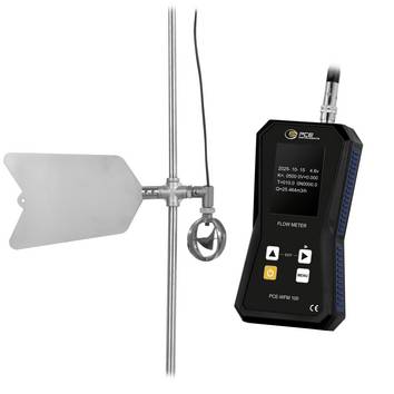 PCE Instruments Strömungsmessgerät PCE-WFM 100 |0,01.. 10m/s |Hall-Sensor |5m |Durchfluss- Volumenstromberechnung |Timer
