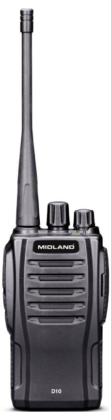 Midland D10 Digitales DMR446 Funkgerät (8011869206504)