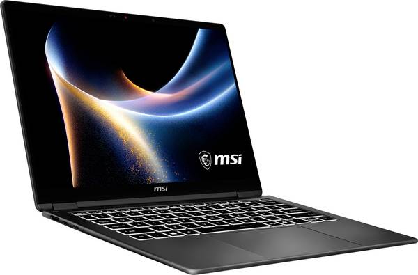 MSI Notebook Prestige 14 Flip AI+ D3M   35.6 cm (14 Zoll) Full-HD+ Intel® Core™ Ultra 9 386H 32 GB RAM  2 TB SSD Deutsch, QWERTZ Intel Graphics     Platin-Grau  0014T2-055