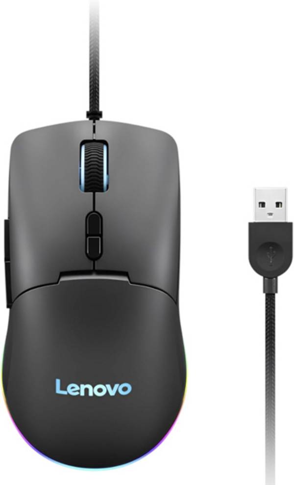Lenovo LENOVO M210 RGB Gaming Mouse (P) Gaming-Maus USB Schwarz 7 Tasten 8000 dpi Maustasten