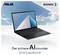 Ein ASUS ExpertBook B1 Laptop vor einem Himmelshintergrund mit Wolken. Text 'Der sichere Allrounder' hebt die Vielseitigkeit hervor.