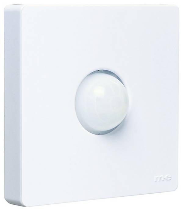m-e modern-electronics 41443  Bewegungsmelder 90 °  Weiß IP54