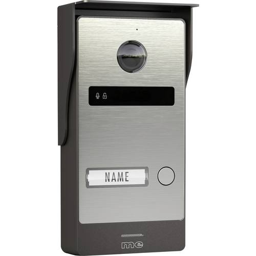 m-e modern-electronics ALL-V10 S Video-Türstation 2-Draht Außeneinheit Edelstahl