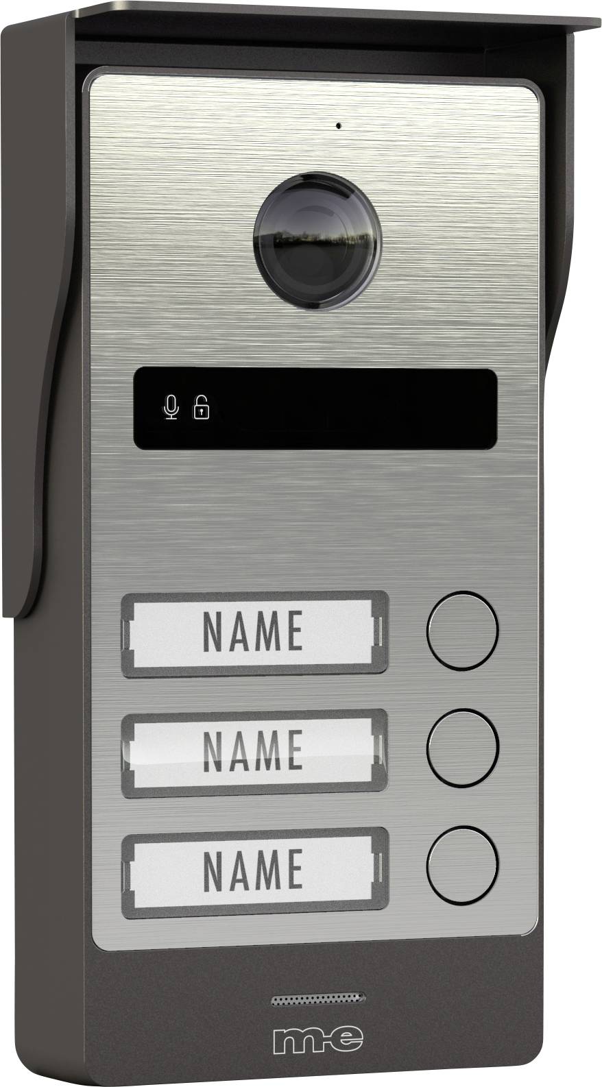 m-e modern-electronics ALL-V30 S Video-Türstation 2-Draht Außeneinheit Edelstahl