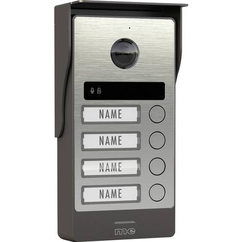 m-e modern-electronics ALL-V40 S Video-Türstation 2-Draht Außeneinheit Edelstahl