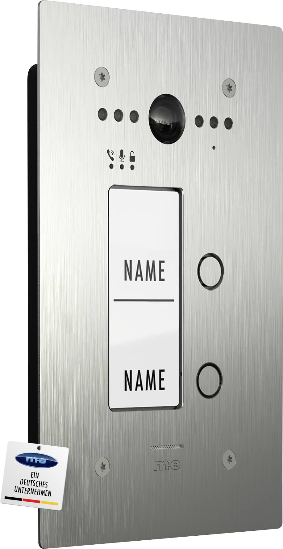 m-e modern-electronics ALL-VF20 S Video-Türstation 2-Draht Außeneinheit Edelstahl