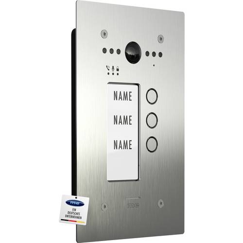 m-e modern-electronics ALL-VF30 S Video-Türstation 2-Draht Außeneinheit Edelstahl