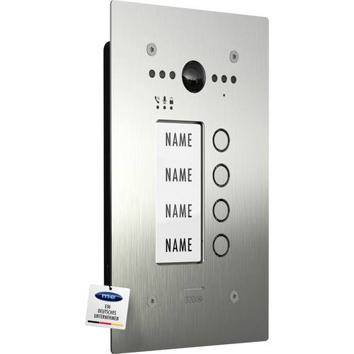 m-e modern-electronics ALL-VF40 S Video-Türstation 2-Draht Außeneinheit Edelstahl