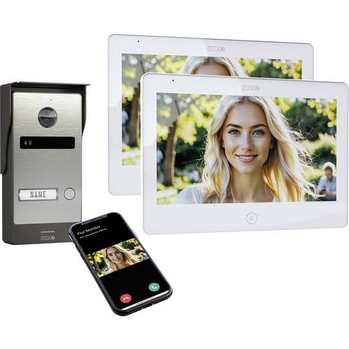 m-e modern-electronics ALL-V10S-2M10W-IPS Video-Türsprechanlage 2-Draht, WLAN