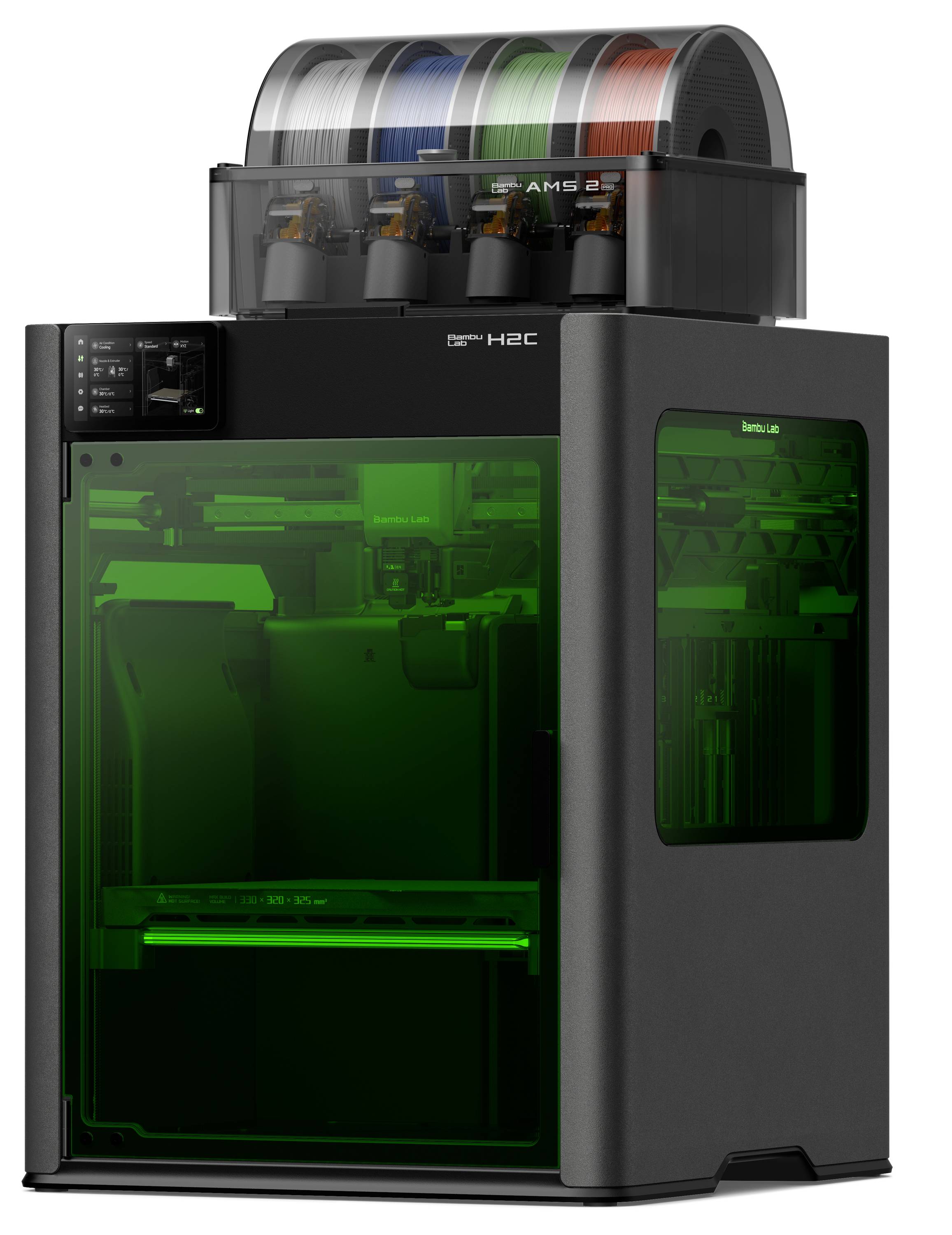 BambuLab H2C Combo 3D-Drucker 3D Drucker App-Anbindung, KI-Unterstützung-1