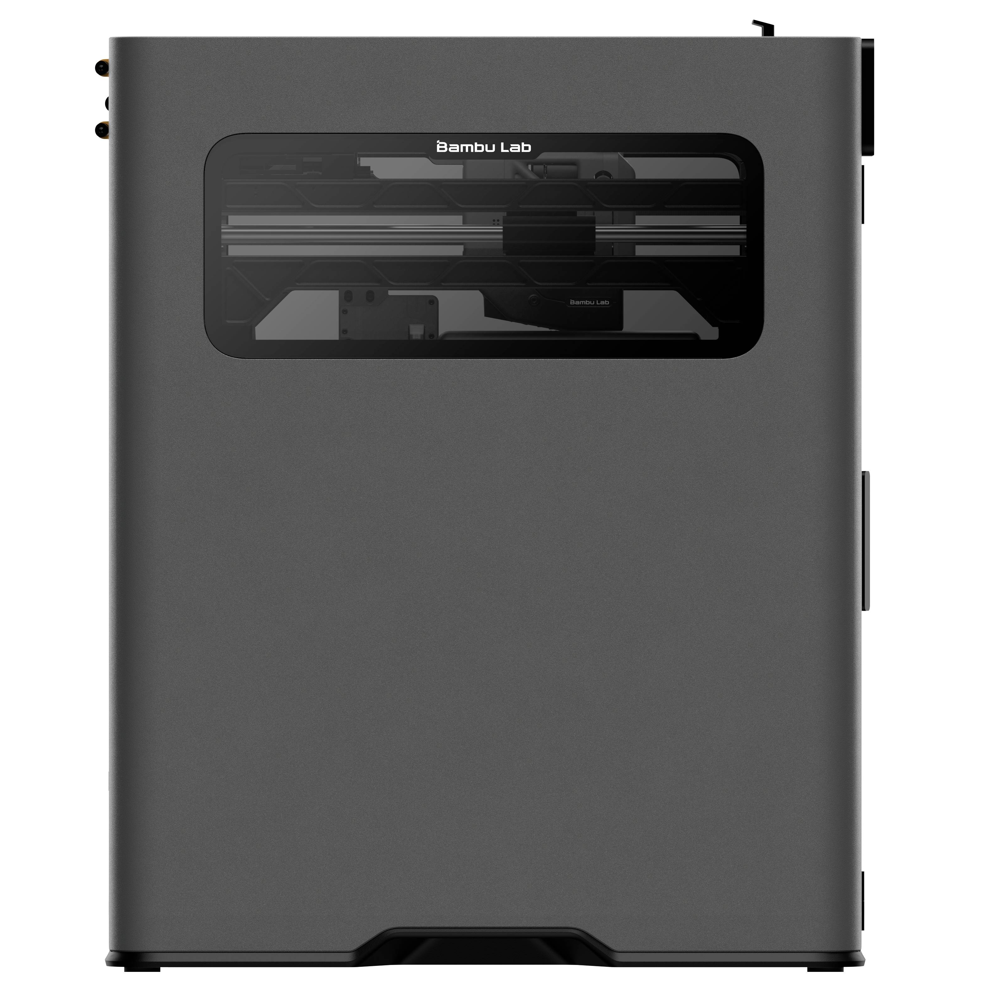 Eine Person verwendet ein rotes Elektrowerkzeug mit einem 87 mm Halbkreis-Sägeblatt, um Hartholz durchzuschneiden. Die Einfügung zeigt eine Nahaufnahme des Blattes.