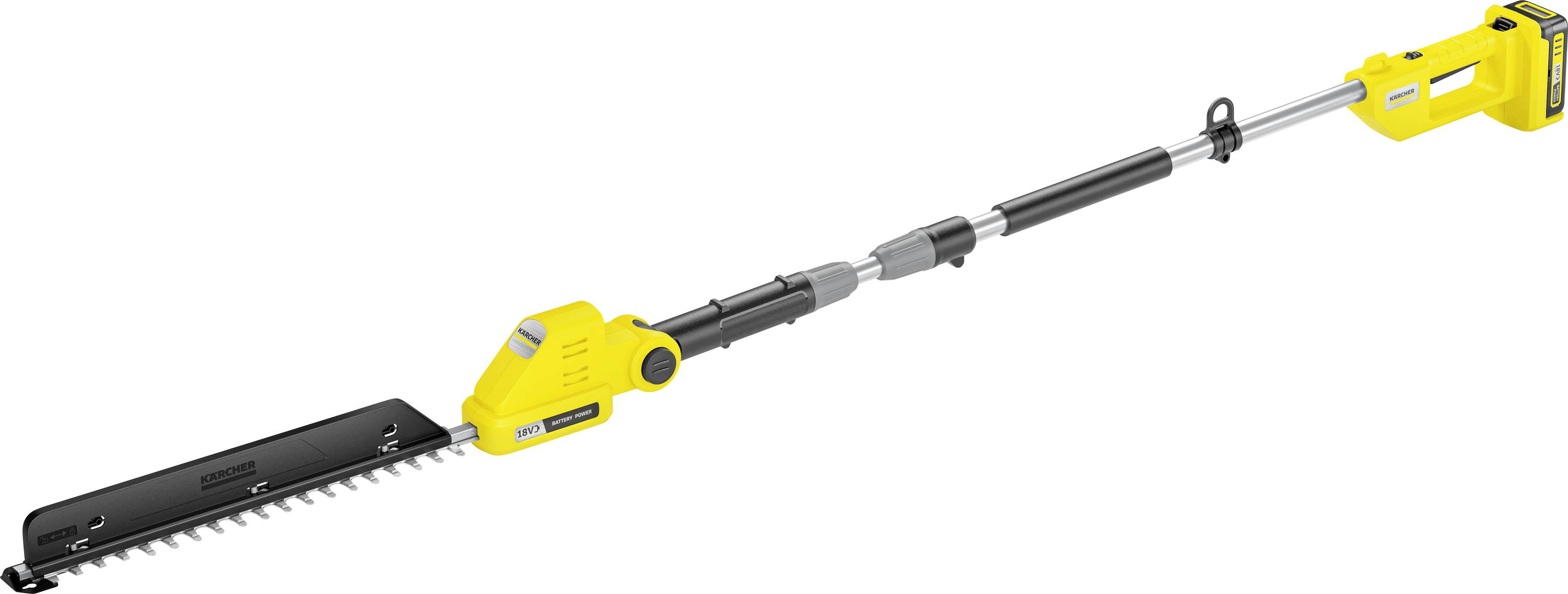 Kärcher Home & Garden PHG 2-18 Akku Akku-Heckenschere ohne Akku, ohne Ladegerät, Höhenverstellbarer Griff 450 mm