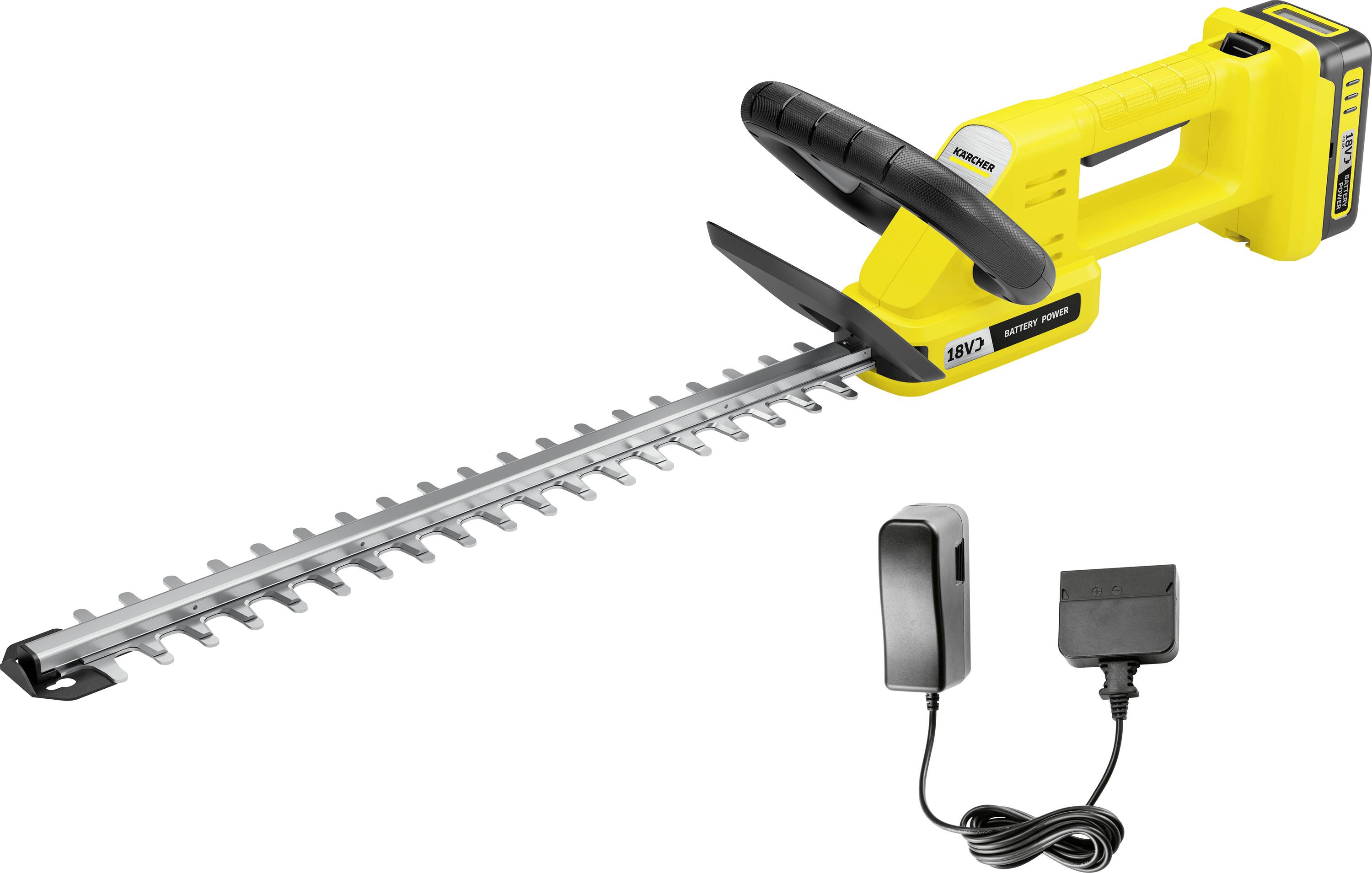 Kärcher Home & Garden HGE 2-18 Battery Set Akku Akku-Heckenschere inkl. Akku, inkl. Ladegerät 18 V Li-Ion 450 mm