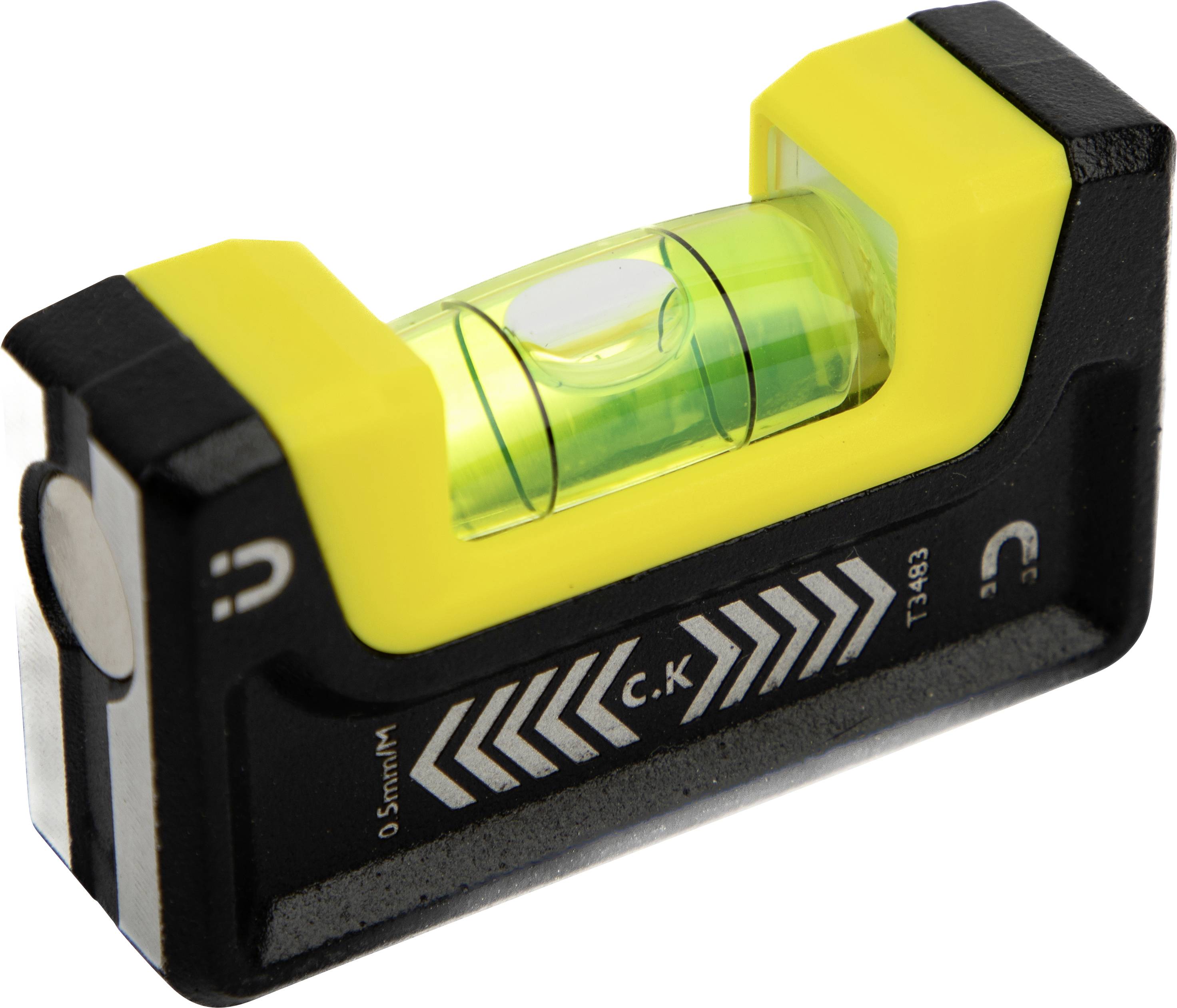 C.K T3483 Taschenwasserwaage mit Magnet 67 mm 0.5 mm/m