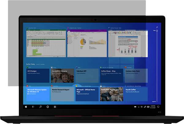Lenovo Premium Clarity Privacy Blickschutzfolie Notebook 33,8 cm (13,3") Bildformat: 16:10 4XJ1U03945 Lenovo X13 G2