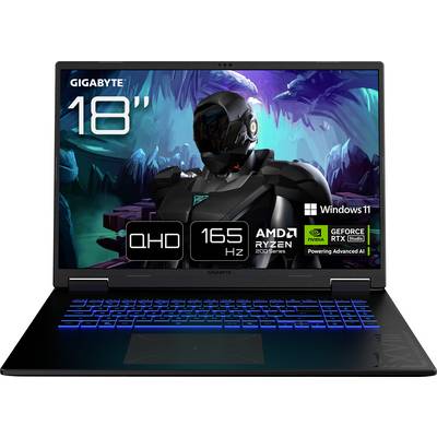 Gigabyte Gaming Notebook GAMING A18 45.7 cm (18 Zoll) WQXGA AMD Ryzen 7 260 32 GB RAM 1 TB SSD Keine Tastatur im Lieferu-0