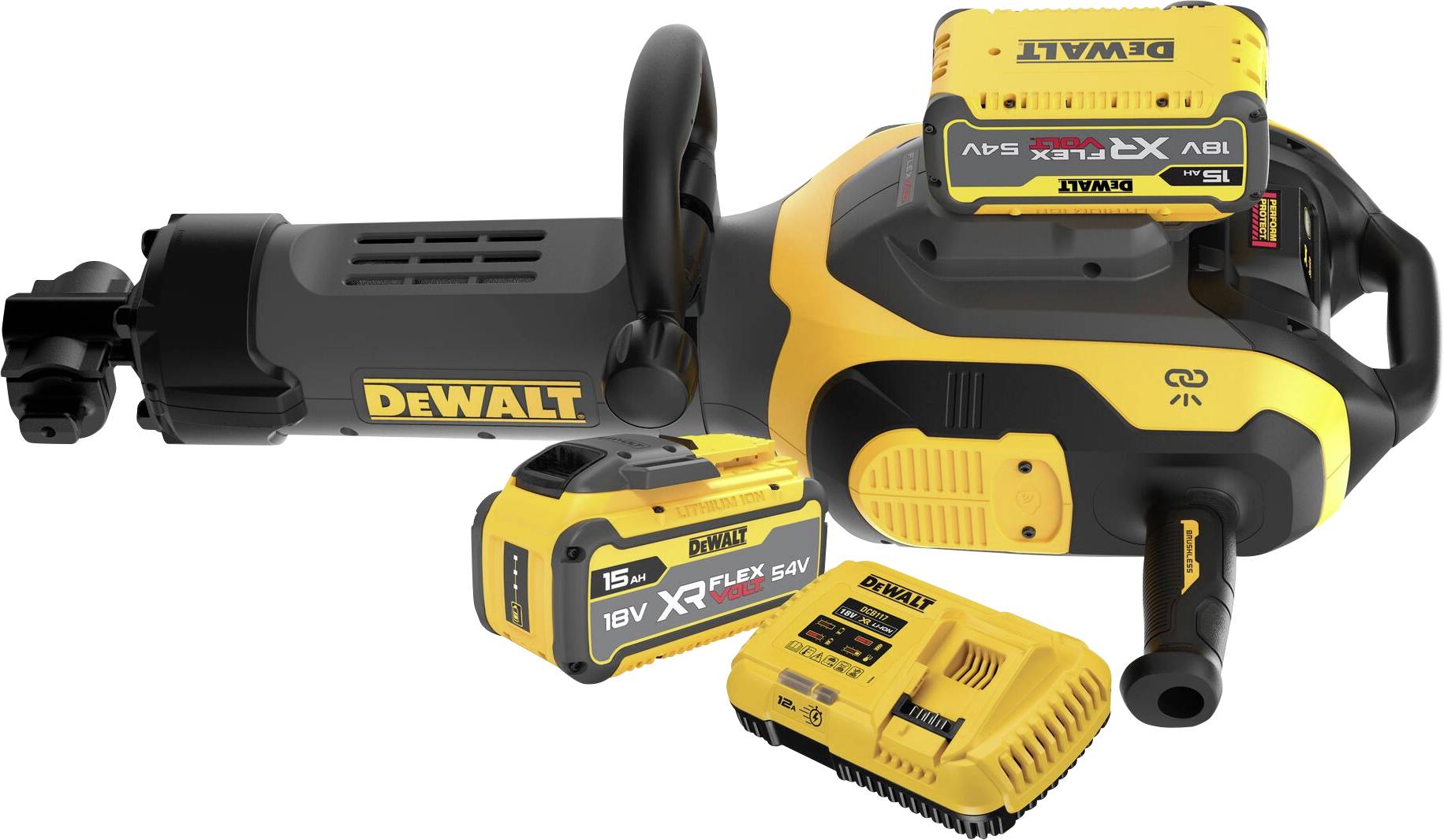 Thumbnail - DEWALT DCH966Z2 Sechskant-Akku-Meißelhammer 54 V 15 Ah Li-Ion