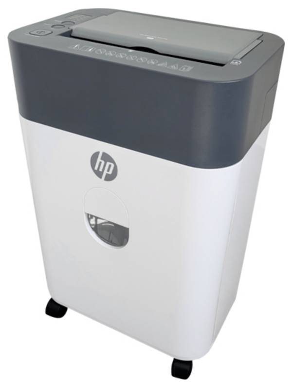 HP OneShred Auto 100CC Aktenvernichter 100 Blatt Partikelschnitt P-4 17 l Vernichtet auch Kreditkarte