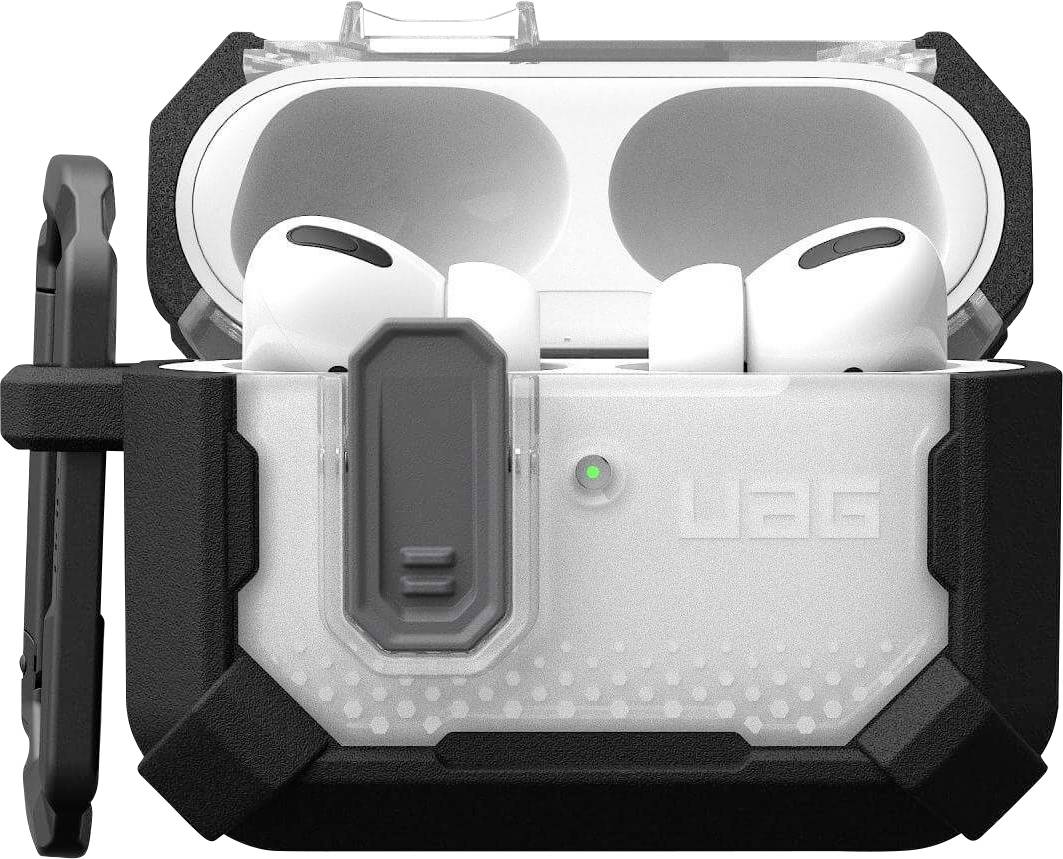 Urban Armor Gear Plasma Schutzhülle für Ladecase AirPods Pro 3 (2025) Schwarz, Transparent