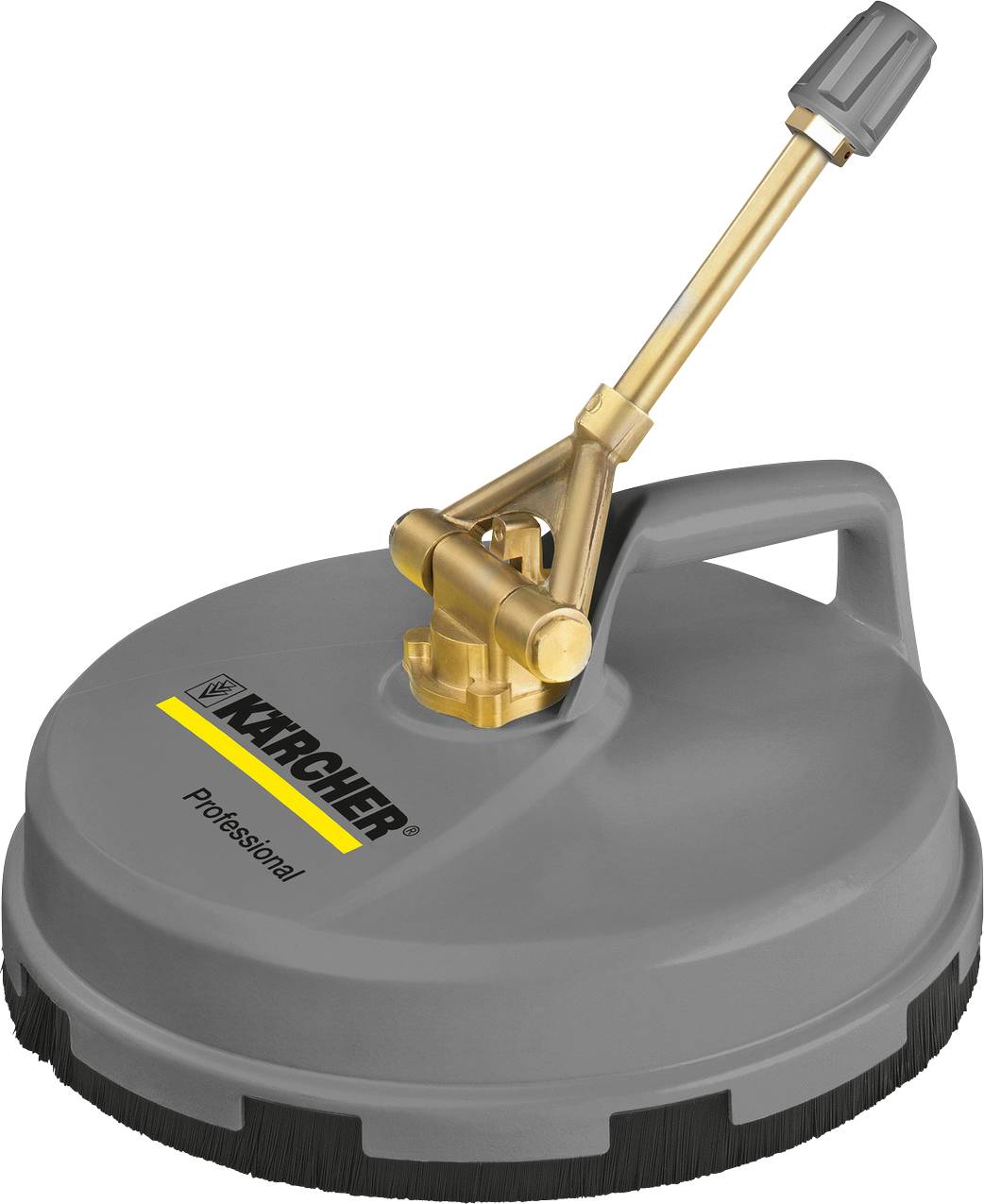 Kärcher Profi-Flächenreiniger mit rotierender Düse und Griff, entwickelt zur Reinigung großer Flächen.