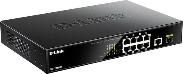 D-Link DGS-1010MP/E DGS-1010MP/E Netzwerk Switch  20 GBit/s