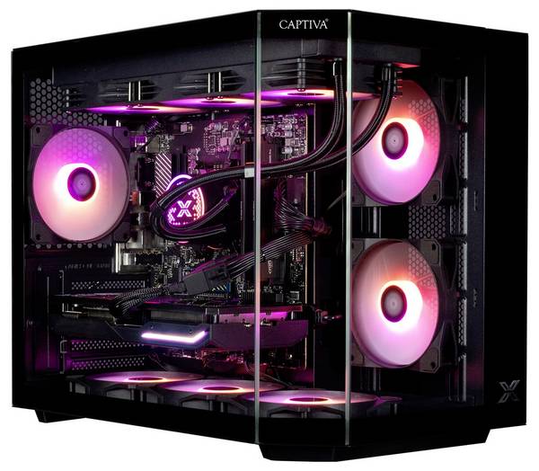 Captiva Gaming PC Highend Gaming AMD Ryzen 7 5700X 12 GB RAM 1 TB SSD Nvidia NVIDIA GeForce RTX 5070 12 GB GDDR7 90031