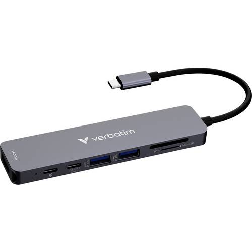 Verbatim 32158 USB-Hub 5 GBit/s Grau Essentials