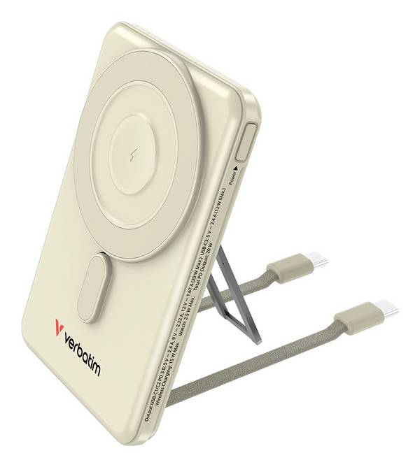 Verbatim Charge ´n´ Go Powerbank 5000 mAh Qi Wireless Charging  USB-C® Gold