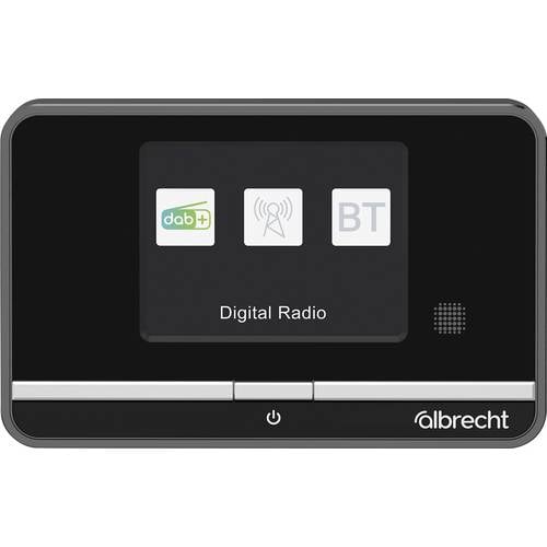 Albrecht DR 521 Tischradio DAB+, UKW AUX, Bluetooth®, DAB+, UKW Inkl. Fernbedienung, Weckfunktion Schwarz