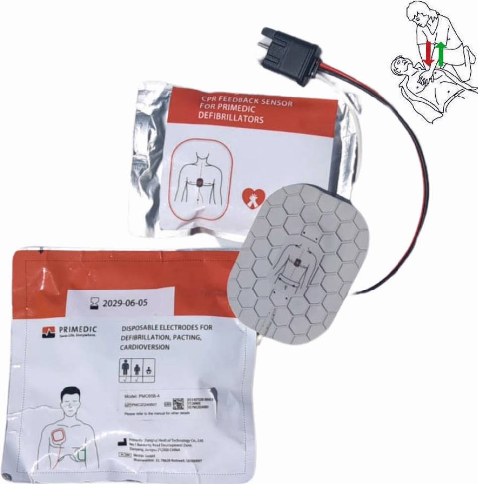 MEDX5 myPAD HLW-Feedbacksensor-Elektroden für Erwachsende und Kinder Ersatz-Übungselektroden