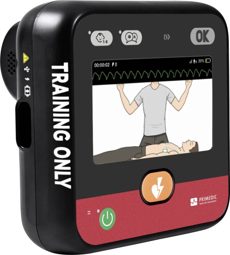 MEDX5 myPAD Trainer mit LCD-Farbbildschirm Defibrillator