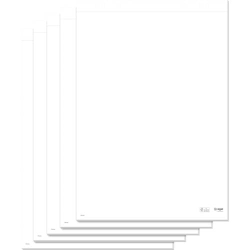Sigel MU166 Flipchartblock Anzahl der Blätter: 100 blanko 680 mm x 990 mm Weiß
