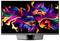 MSI-Monitor zeigt ein lebendiges, abstraktes Design mit wirbelnden, farbenfrohen Mustern in Rot-, Pink-, Blau- und Orangetönen.