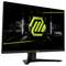 „MSI MAG"-Branding auf einem Gaming-Monitor mit futuristischem Design und Neongrün-Akzenten.