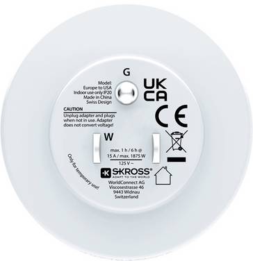 Skross 1.500203C-E Reiseadapter