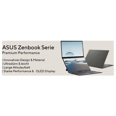 ASUS Zenbook Serie Laptops: Innovatives Design, ultradünn, leicht, lange Akkulaufzeit, starke Performance, OLED Display.