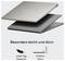 Besonders leichter und dünner Laptop, Gewicht unter 1kg, 13,4mm dünn.