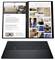 Ein Laptop mit zwei Bildschirmen, wobei der eine Bildschirm eine Webseite mit Produkten für Inneneinrichtung zeigt und der andere Bildschirm ein Moodboard mit Bildern anzeigt.