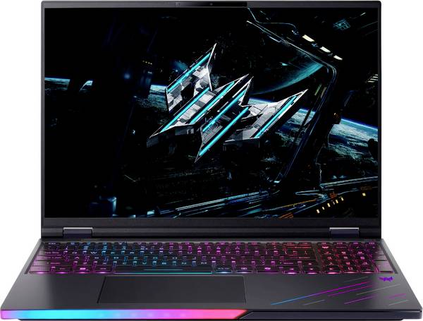 Acer Gaming Notebook Predator Helios 16 AI  40.6 cm (16 Zoll) WQXGA Intel® Core™ Ultra 9 (Series 2) 275HX 8 GB RAM   Deutsch, QWERTZ Intel Intel Graphics  NVIDIA GeForce RTX 5050  GDDR7 Schwarz  NH.QW0EG.001