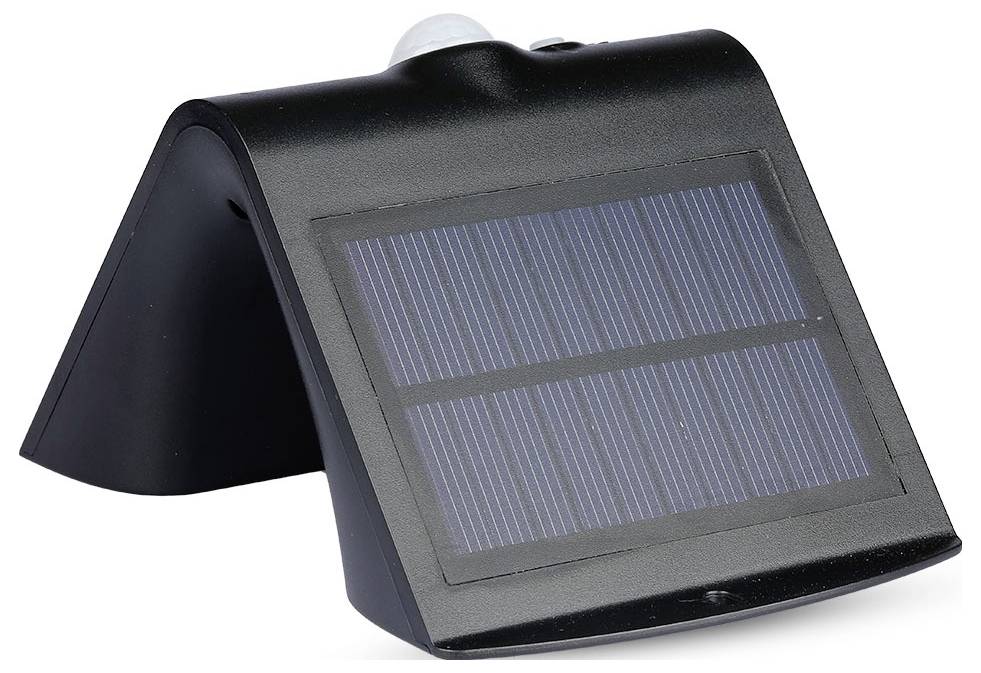 V-TAC 8277 VT-767-2 Solar-Wandstrahler mit Bewegungsmelder LED 1.5 W Schwarz-3