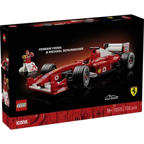 LEGO® Icons Ferrari F2004 und Michael Schumacher (11375); Modellauto